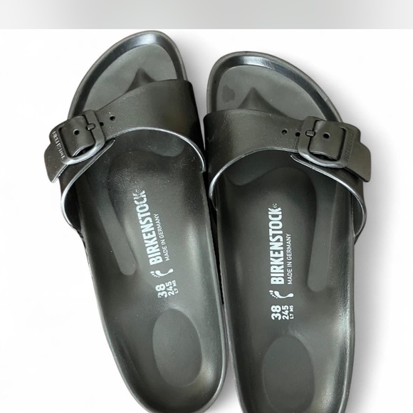 Birkenstock Black Slide Sandals - Picture 2 of 6